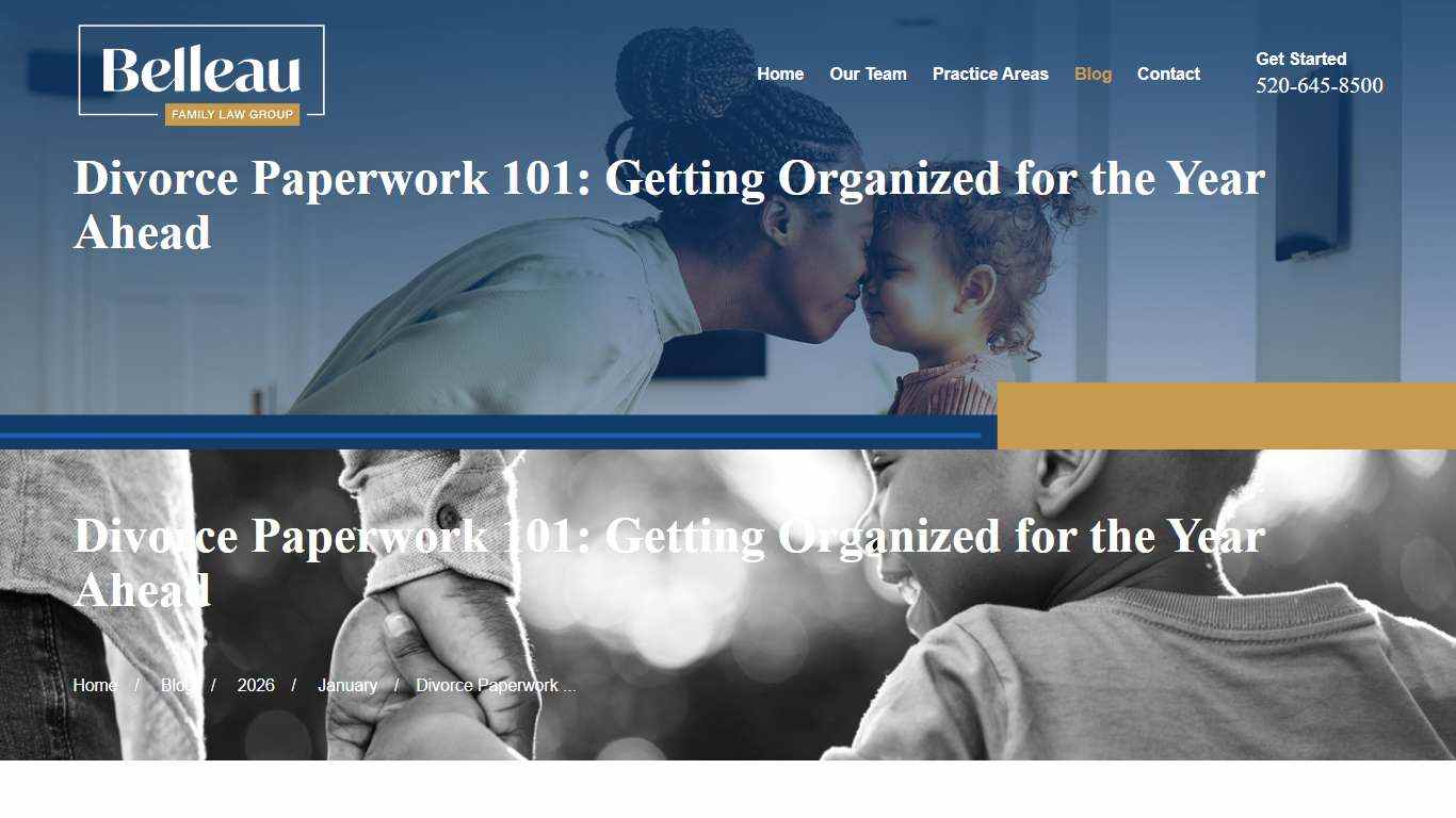 Divorce Paperwork 101: Getting Organized for the Year Ahead